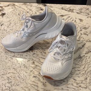 Women's Saucony Endorphin Speed White Running Shoes